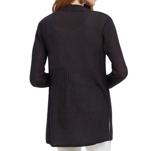 NIC + ZOE Long Lengths Cardigan Graphite Size PP